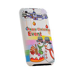 Hard Rigid Plastic Christmas Cover for Apple iPhone 3G 3GS Colorful