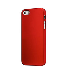 Hard Rigid Plastic Matte Finish Back Cover for Apple iPhone 5S Red