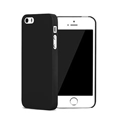 Hard Rigid Plastic Matte Finish Back Cover for Apple iPhone SE Black