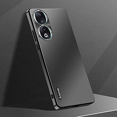 Hard Rigid Plastic Matte Finish Case Back Cover AT1 for Huawei Honor 90 5G Black