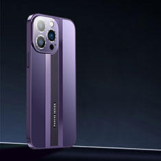 Hard Rigid Plastic Matte Finish Case Back Cover AT2 for Apple iPhone 14 Pro Max Purple
