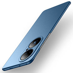 Hard Rigid Plastic Matte Finish Case Back Cover for Huawei P50e Blue