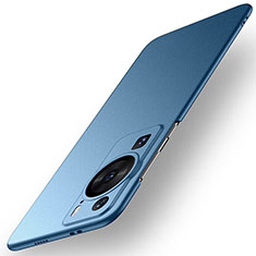 Hard Rigid Plastic Matte Finish Case Back Cover for Huawei P60 Pro Blue