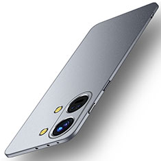 Hard Rigid Plastic Matte Finish Case Back Cover for OnePlus Nord 3 5G Gray