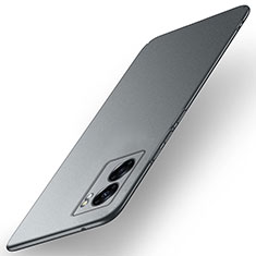 Hard Rigid Plastic Matte Finish Case Back Cover for Oppo A57 5G Dark Gray