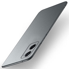 Hard Rigid Plastic Matte Finish Case Back Cover for Oppo A76 Dark Gray