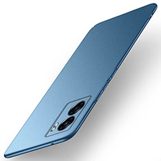 Hard Rigid Plastic Matte Finish Case Back Cover for Oppo A77 5G Blue