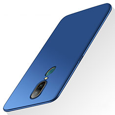 Hard Rigid Plastic Matte Finish Case Back Cover for Oppo A9 Blue