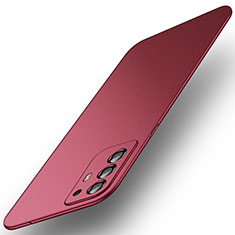 Hard Rigid Plastic Matte Finish Case Back Cover for Oppo F19 Pro+ Plus 5G Red