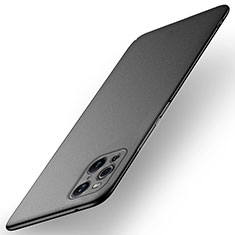 Hard Rigid Plastic Matte Finish Case Back Cover for Oppo Find X3 Pro 5G Black