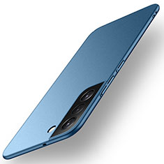 Hard Rigid Plastic Matte Finish Case Back Cover for Samsung Galaxy S21 5G Blue