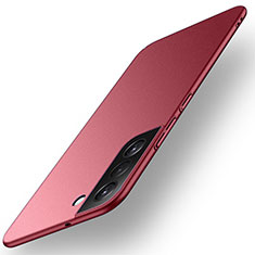 Hard Rigid Plastic Matte Finish Case Back Cover for Samsung Galaxy S22 Plus 5G Red