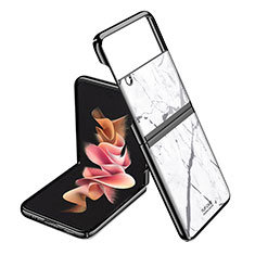 Hard Rigid Plastic Matte Finish Case Back Cover for Samsung Galaxy Z Flip3 5G Mixed