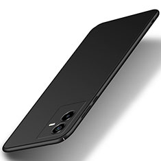 Hard Rigid Plastic Matte Finish Case Back Cover for Vivo T2x 5G Black