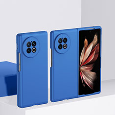 Hard Rigid Plastic Matte Finish Case Back Cover for Vivo X Fold Blue