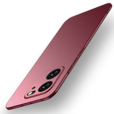 Hard Rigid Plastic Matte Finish Case Back Cover for Xiaomi Mi 13T 5G Red