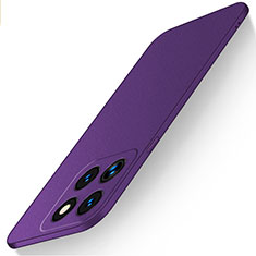 Hard Rigid Plastic Matte Finish Case Back Cover for Xiaomi Mi 14 5G Purple