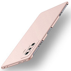 Hard Rigid Plastic Matte Finish Case Back Cover for Xiaomi Poco F4 GT 5G Rose Gold