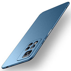 Hard Rigid Plastic Matte Finish Case Back Cover for Xiaomi Poco X4 NFC Blue