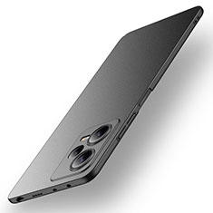 Hard Rigid Plastic Matte Finish Case Back Cover for Xiaomi Poco X5 5G Black