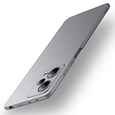 Hard Rigid Plastic Matte Finish Case Back Cover for Xiaomi Redmi Note 12 Pro+ Plus 5G Gray