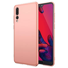 Hard Rigid Plastic Matte Finish Case Back Cover G01 for Huawei P20 Pro Rose Gold