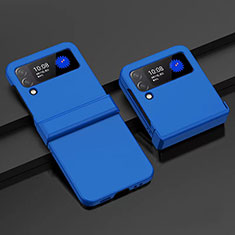 Hard Rigid Plastic Matte Finish Case Back Cover H06 for Samsung Galaxy Z Flip3 5G Blue