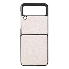 Hard Rigid Plastic Matte Finish Case Back Cover H07 for Samsung Galaxy Z Flip3 5G White