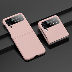 Hard Rigid Plastic Matte Finish Case Back Cover H07 for Samsung Galaxy Z Flip4 5G Pink