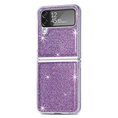 Hard Rigid Plastic Matte Finish Case Back Cover L02 for Samsung Galaxy Z Flip4 5G Clove Purple