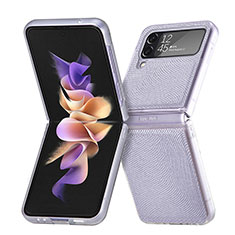 Hard Rigid Plastic Matte Finish Case Back Cover L04 for Samsung Galaxy Z Flip4 5G Clove Purple