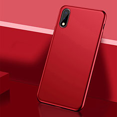 Hard Rigid Plastic Matte Finish Case Back Cover M01 for Huawei Enjoy 10 Red
