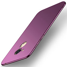 Hard Rigid Plastic Matte Finish Case Back Cover M01 for Huawei Honor 6C Pro Purple