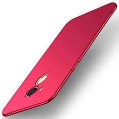 Hard Rigid Plastic Matte Finish Case Back Cover M01 for Huawei Honor 6C Pro Red