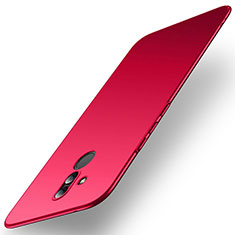 Hard Rigid Plastic Matte Finish Case Back Cover M01 for Huawei Mate 20 Lite Red