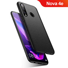 Hard Rigid Plastic Matte Finish Case Back Cover M01 for Huawei Nova 4e Black