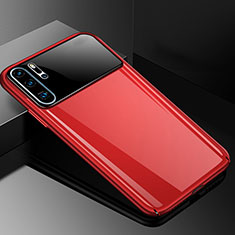 Hard Rigid Plastic Matte Finish Case Back Cover M01 for Huawei P30 Pro Red