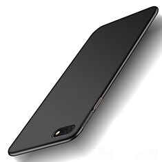 Hard Rigid Plastic Matte Finish Case Back Cover M01 for Huawei Y5 (2018) Black