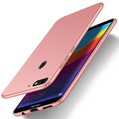 Hard Rigid Plastic Matte Finish Case Back Cover M01 for Huawei Y6 (2018) Rose Gold