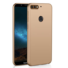 Hard Rigid Plastic Matte Finish Case Back Cover M01 for Huawei Y7 (2018) Gold