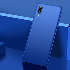 Hard Rigid Plastic Matte Finish Case Back Cover M01 for Huawei Y7 (2019) Blue
