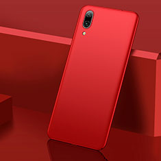 Hard Rigid Plastic Matte Finish Case Back Cover M01 for Huawei Y7 Prime (2019) Red