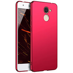 Hard Rigid Plastic Matte Finish Case Back Cover M01 for Huawei Y7 Prime Red