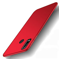 Hard Rigid Plastic Matte Finish Case Back Cover M01 for Huawei Y8s Red