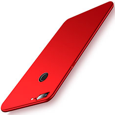 Hard Rigid Plastic Matte Finish Case Back Cover M01 for OnePlus 5T A5010 Red