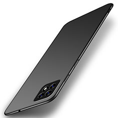 Hard Rigid Plastic Matte Finish Case Back Cover M01 for Oppo A72 5G Black