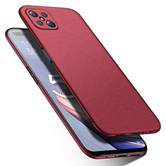 Hard Rigid Plastic Matte Finish Case Back Cover M01 for Oppo A92s 5G Red