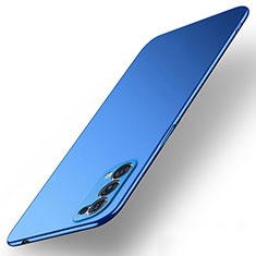 Hard Rigid Plastic Matte Finish Case Back Cover M01 for Oppo Reno5 Pro 5G Blue