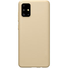 Hard Rigid Plastic Matte Finish Case Back Cover M01 for Samsung Galaxy A71 5G Gold