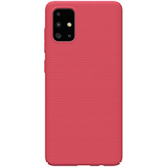 Hard Rigid Plastic Matte Finish Case Back Cover M01 for Samsung Galaxy A71 5G Red